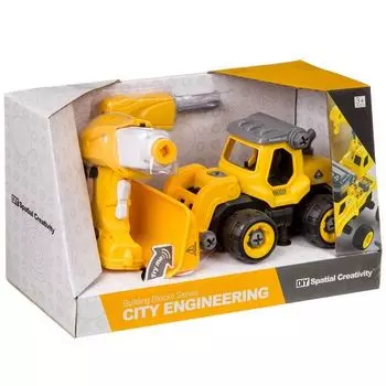 Конструктор Трактор на РУ (звук) LM8013-YZ-1