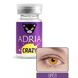 Контактные линзы цветные Adria Crazy (vial) НДС R 8,6 D -0,00 1 шт EAGLE