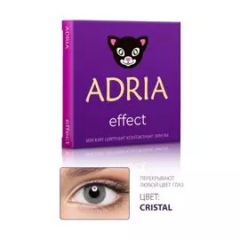 Контактные линзы цветные Adria Effect color (2 pack) R 8,6 D -3,50 2 шт CRISTAL