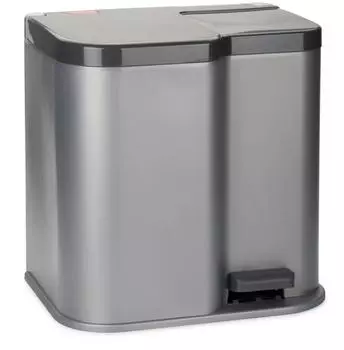 Контейнер для мусора с педалью DUO 15л+7л