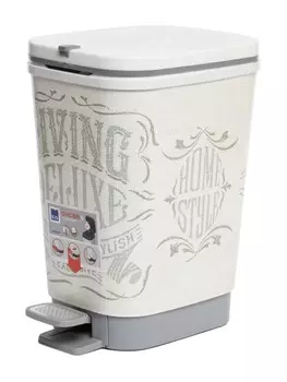 Контейнер для мусора с педалью LAUNDRY 10л