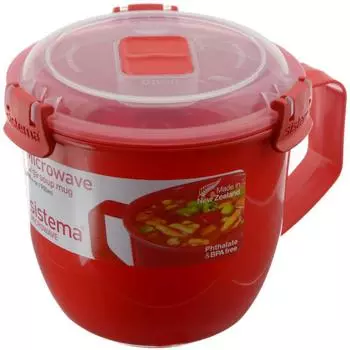 Контейнер MICROWAVE кружка суповая 900мл