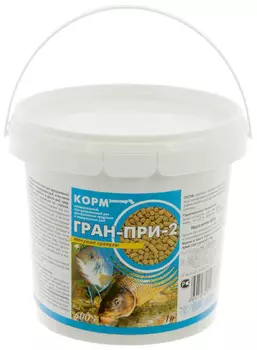 Корм для рыб ЗООМИР гран-при 2 600гр ведро 1л 171
