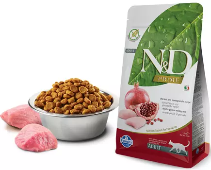 Корм сухой Farmina N&amp;D PRIME для кошек курица с гранатом 10 кг