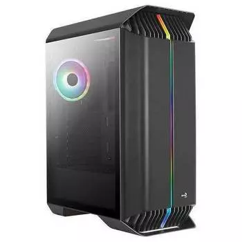 Корпус Aerocool Gladiator Duo-G-BK-v1 (ATX, Glass Window, USB3.0 x2, 3x 12cm Duo ARGB fans)