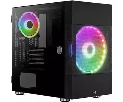 Корпус AeroCool Miditower Atomic-G-BK-v1