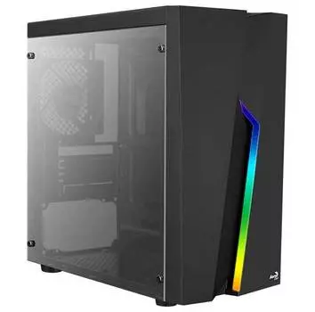 Корпус AeroCool MiniTower Bolt Mini-G-BK-v1 Black (4710562750041)