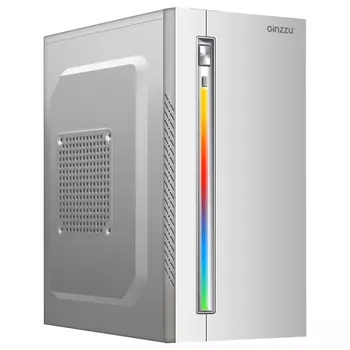 Корпус Ginzzu D380 RGB White