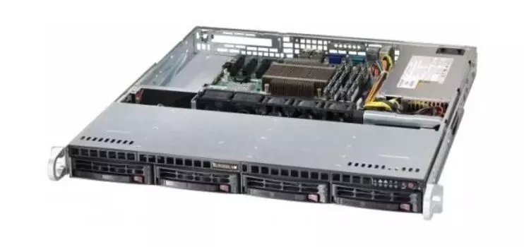 Корпус SuperMicro CSE-813MF2TQC-R804CB черный