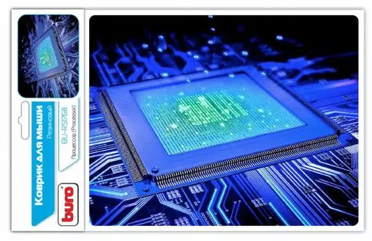 Коврик Buro для мыши BU-R51768 рисунок/процессор