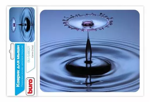 Коврик Buro для мыши BU-S48027 рисунок/капля