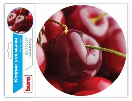 Коврик Buro для мыши BU-T60029 рисунок/вишня