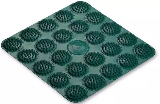 Коврик массажный для стоп SS-25 35*35 см Зеленый