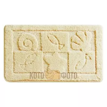 Коврик для ванной комнаты 40*70 см Milardo Reef beige микрофибра 310M470M12