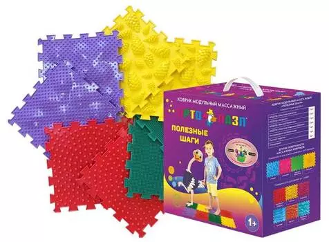 Коврик модульный Микс "Полезные шаги"