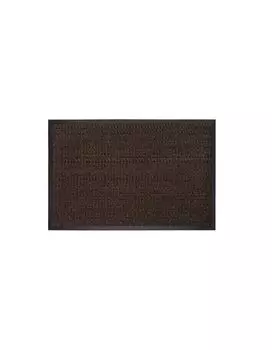Коврик придверный ИЗНОСОСТОЙКИЙ влаговпитывающий, 80х120 см, ТАФТИНГ, КОРИЧНЕВЫЙ, LAIMA EXPERT, 606886