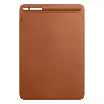 Кожаный чехол-футляр Apple Leather Sleeve для iPad Pro 10,5 дюйма Saddle Brown MPU12ZM/A