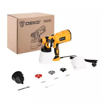 Краскопульт электрический DEKO DKSG55K1 HVLP (550W, 800 мл)