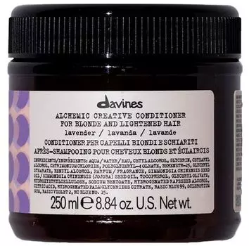 Креативный кондиционер Davines Alchemic для осветленных и натуральных блондов оттенок "лавандовый" 250 мл