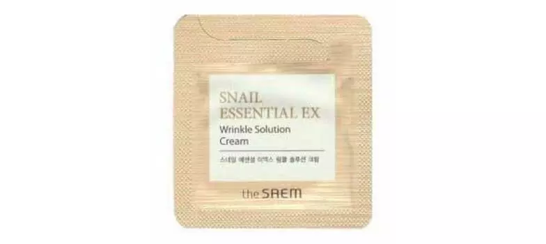 Крем антивозрастной The Saem Snail Essential EX Wrinkle Solution Cream Sample 1,5мл