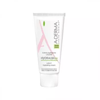 Крем для лица Aderma Hydralba UV Light Hydrating Cream, 40 мл, легкий увлажняющий