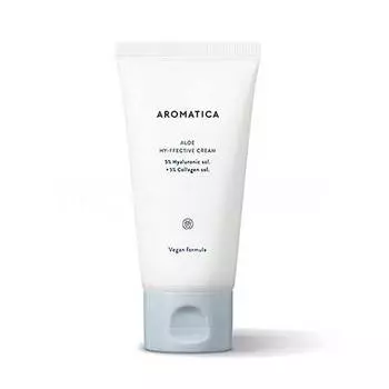 Крем для лица Aromatica Aloe Hy-ffective Cream 5% Hyaluronic sol. + 5% Collagen sol 85ML