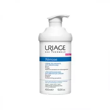 Крем для лица и тела Uriage Xemose, 400 мл, липидовосстанавливающий, против раздражений