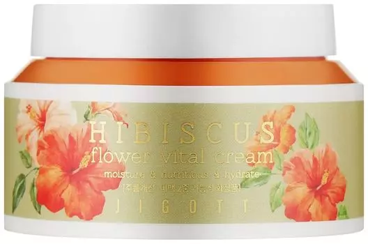 Крем для лица Jigott с экстрактом гибискуса