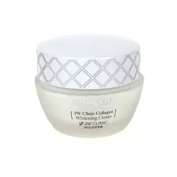 Крем для лица с коллагеном 3W Clinic Collagen Whitening Cream, 60 мл