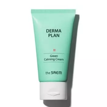 Крем для лица успокаивающий The Saem Derma Plan Green Calming Cream 70 мл