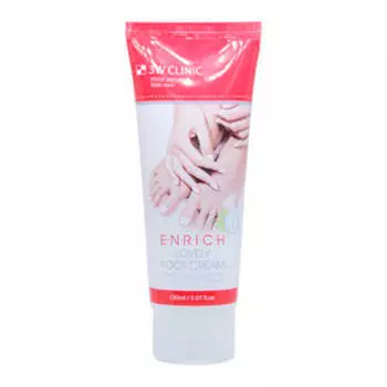 Крем для ног 3W Clinic Enrich Lovely Foot Treatment, 150мл