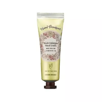 Крем для рук с коллагеном Etude House Hand Bouguet Rich collagen Hand Cream 50 мл