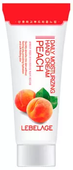 Крем для рук с персиком Lebelage Daily Moisturizing Peach Hand Cream, 100мл