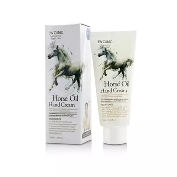 Крем для рук увлажняющий 3W Clinic Horse Oil Hand Cream, 100 мл