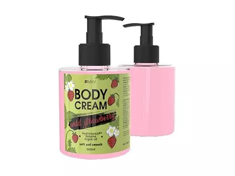 Крем для тела Milv Земляника 300 мл