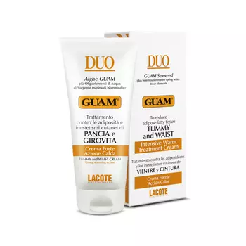 Крем для живота и талии с разогревающим эффектом Guam Duo, 150 мл