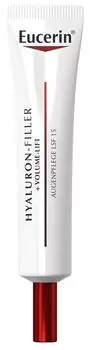 Крем Eucerin Hyaluron-Filler + Volume-Lift для ухода за кожей вокруг глаз, 15 мл