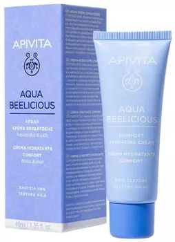 Крем-комфорт с насыщенной текстурой APIVITA Aqua Beelicious, тюбик, 40 мл/19