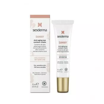 Крем-контур антивозрастной для зоны вокруг глаз Sesderma Samay, 15 мл