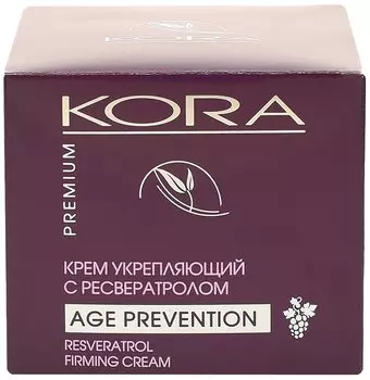 Крем Кора укрепляющий с ресвератролом, 50 мл