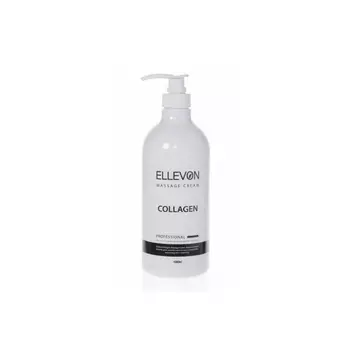 Крем массажный с коллагеном Ellevon Massage Collagen Cream, 1000 мл с дозатором