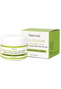Крем ночной Adelline. Cica &amp; Volufiline. Восстанавливающий с центеллой и волюфилином 50мл