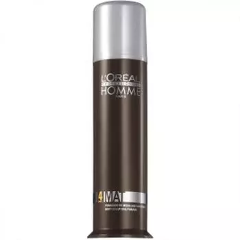 Крем-паста для укладки волос LOreal Professionnel Homme 4, 80 мл, мат-ая для гибкой, эласт. Фикс.