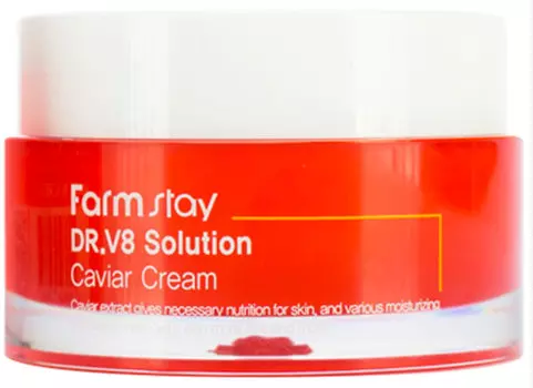 Крем с экстрактом икры FarmStay Dr-V8 Solution Caviar Cream, 50ml