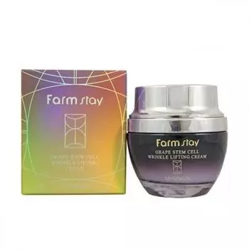 Крем с лифтинг-эффектом FarmStay Grape Stem Cell Wrinkle Lifting Cream, 50мл