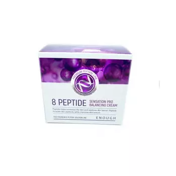 Крем с пептидным комплексом Enough 8 Peptide Sensation Pro Balancing Cream, 50 мл.