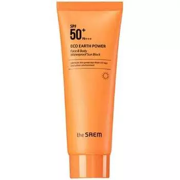 Крем солнцезащитный The Saem Eco Earth Face&amp;Body Waterproof Sun CreamSPF 50+ PA++++ 100ml