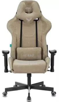 Кресло игровое Бюрократ VIKING KNIGHT Fabric Light-21 песочный
