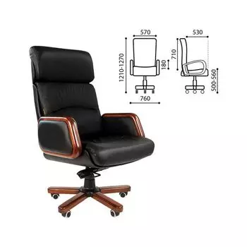 Кресло компьютерное "Президент" СН 417 черный