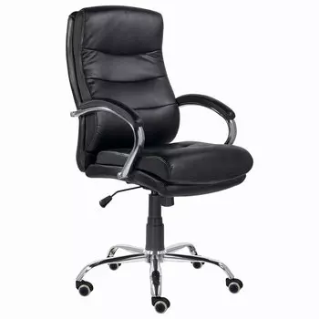 Кресло офисное BRABIX Premium Bruno EX-543, экокожа, черное (532552)